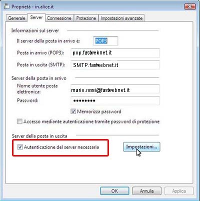 POSTA ALICE CON FASTWEB SCARICA